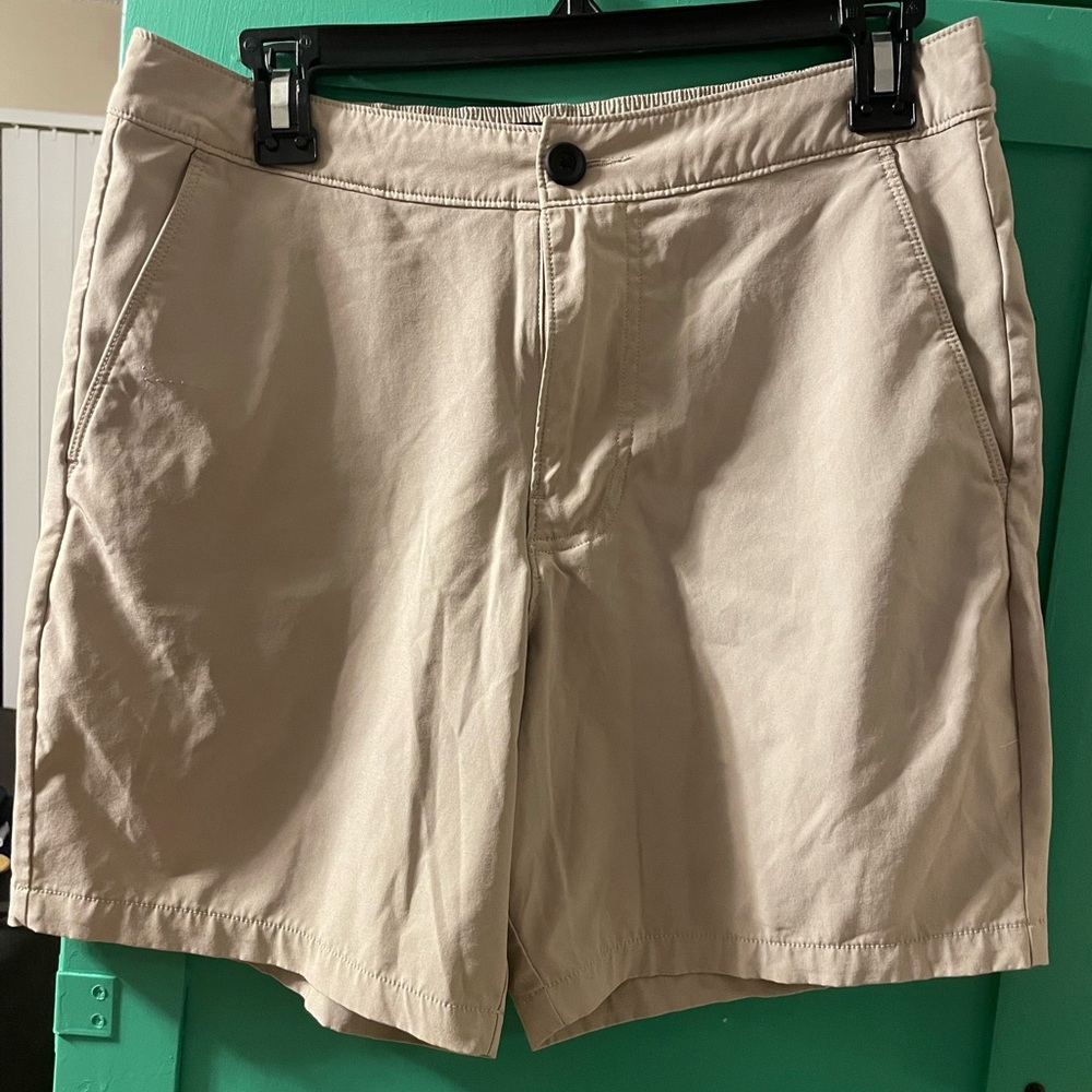 Hollister Tan Bermuda Shorts Classic Cotton Blend